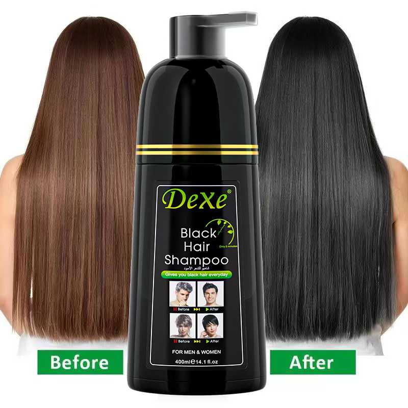Black hair shampoo